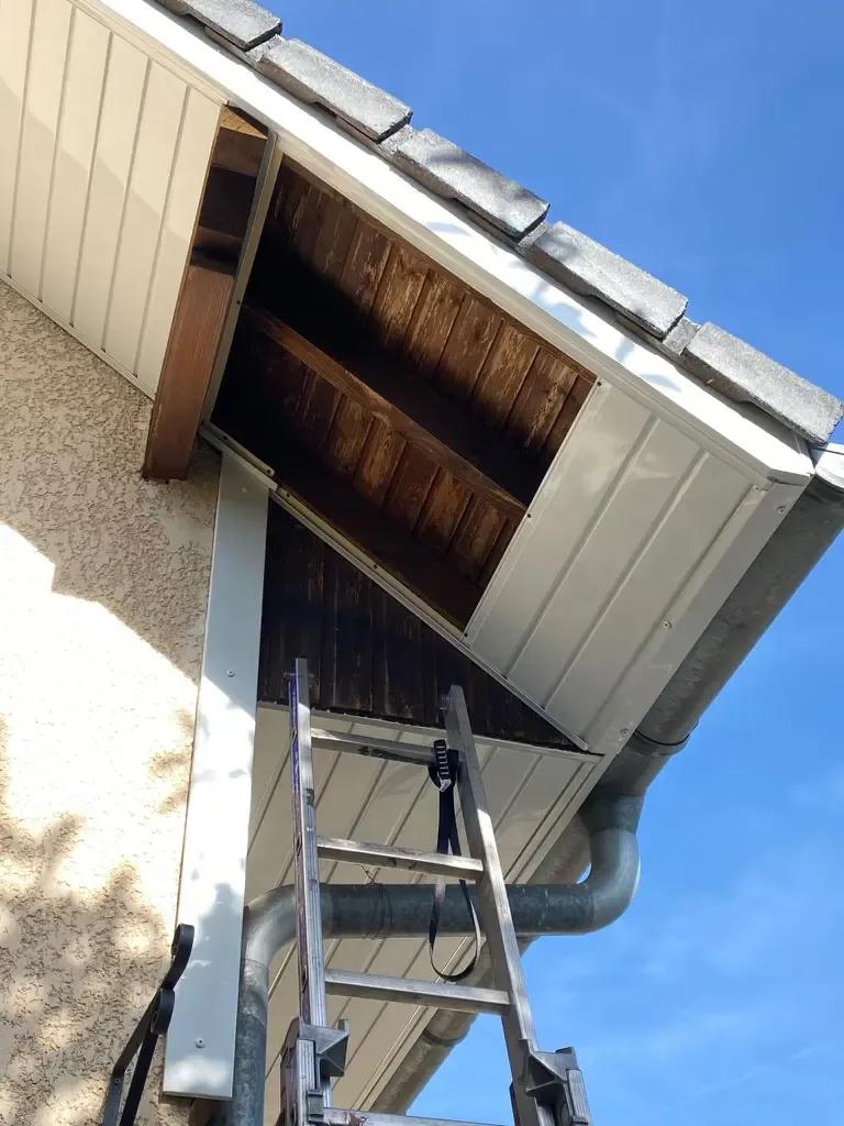 rénovation de la sous-toiture en pvc